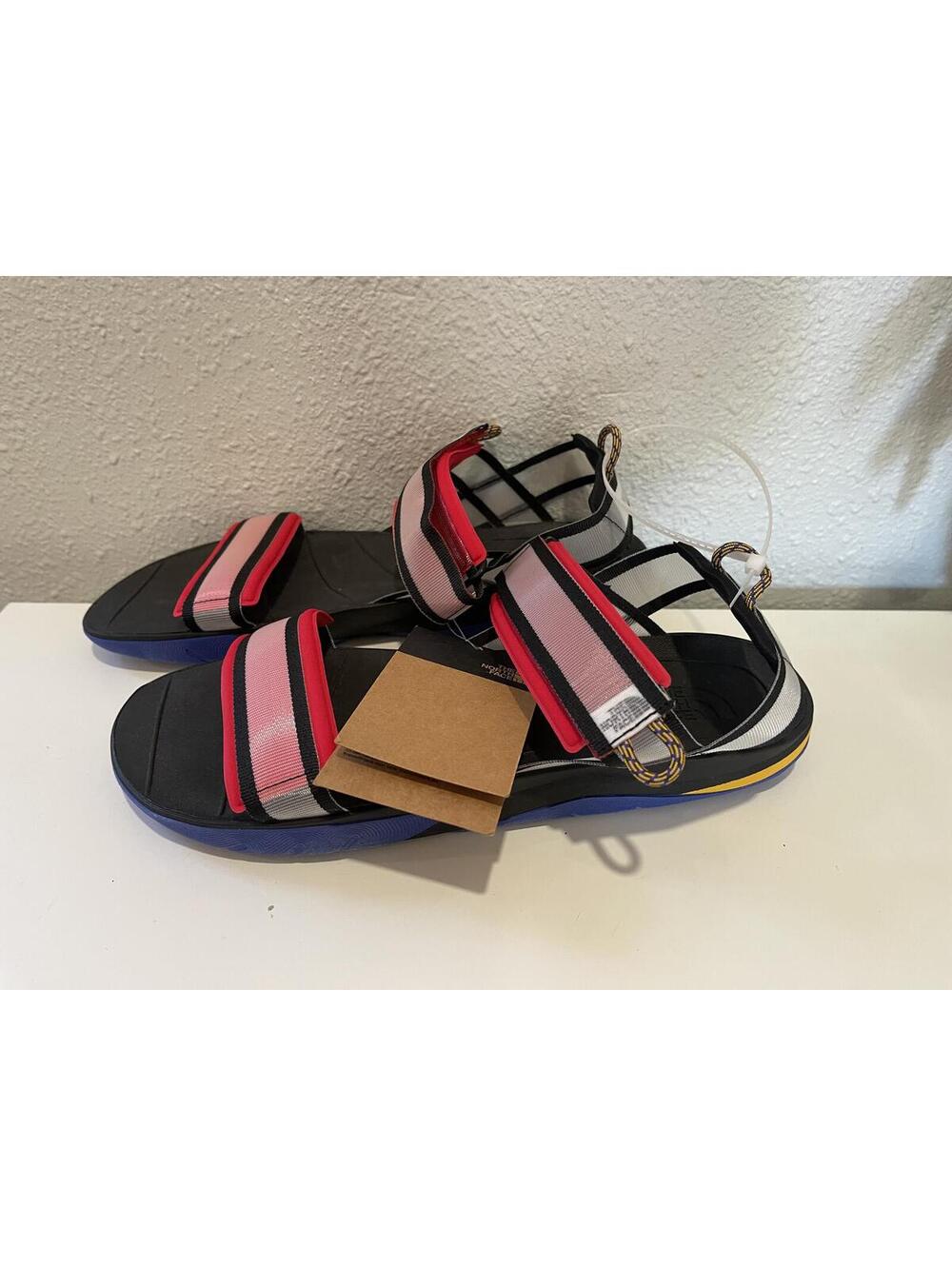 The North Face Men's Red and Pink Sport Sandals Size 12